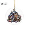 Restaurant Hotel Christmas Decorations 250th Anniversary Acrylic Hanging Ornament, Double Side Printed Festive Holiday Decor Thoughtful Gift for Loved