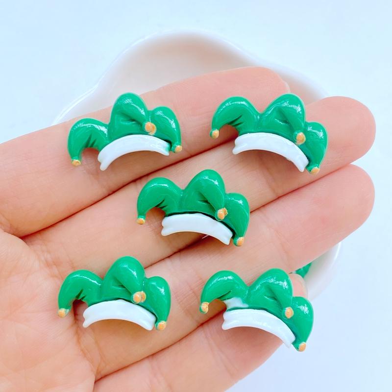 20 Stück Niedlicher Weihnachts-Schneemann, Weihnachtsmann, Lebkuchenmann, Weihnachtsbaum, Flache Rückseite, Harz, Scrapbooking, DIY, Schmuck, Dekoration, Zubehör