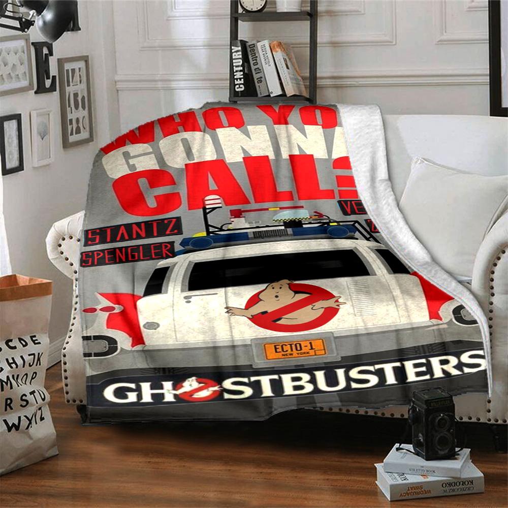 Ghostbusters Blanket Warmthful Decor Perfect for Office Chair Bed Seaside for All Occasions Stylish Decor Gift for Travel Home Birthdays