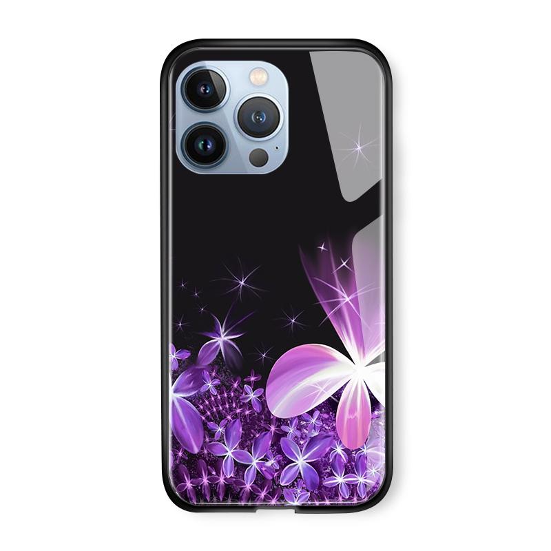 Tempered Glass Phone Case For iPhone 11 12 13 14 15 16 17 Redmi 10 12 14C Note10 Note14 Xiaomi 11Lite PocoC75 Soft Edge Shockproof Smooth Shell