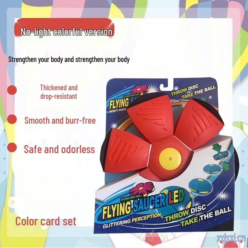 Magical Elastic Flying Saucer Ball - Children's Bouncing Stomp Toy for Outdoor Play