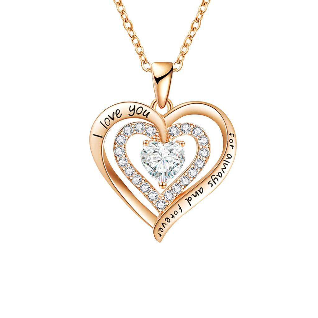 Women'S Necklace, Rhinestone Decoration Necklace Mother'S Day Gift