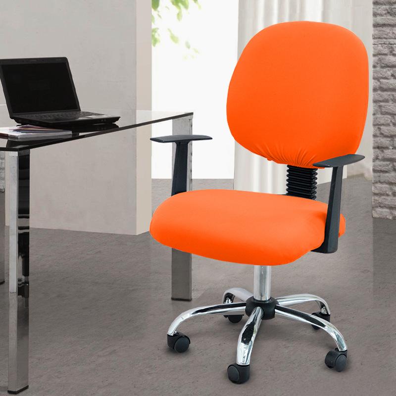 Two-Piece Computer Chair Cover Washable Executive Chair Cover For Computer Stretchable Seat Covers Computers Chairs