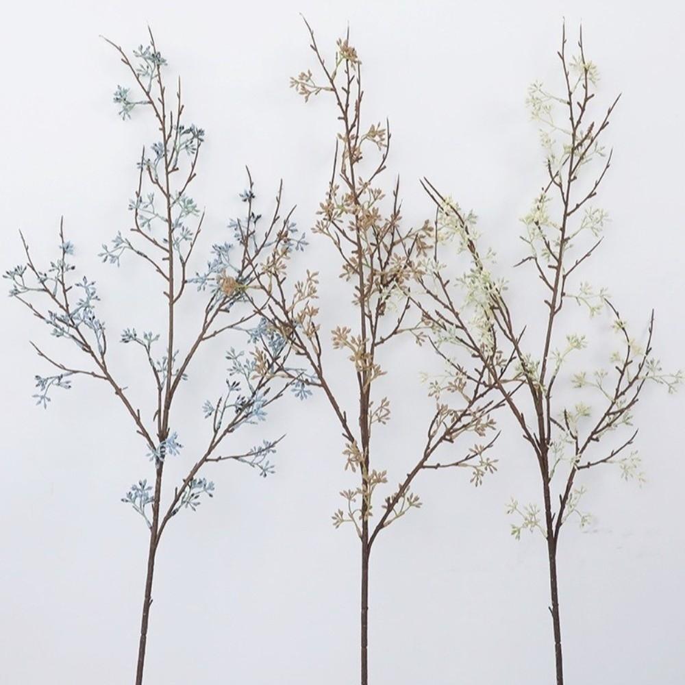 Handmade Artificial Eucalyptus Berries Plastic Real Touch Simulation Eucalyptus Tree Floral Arrangement Green Plants
