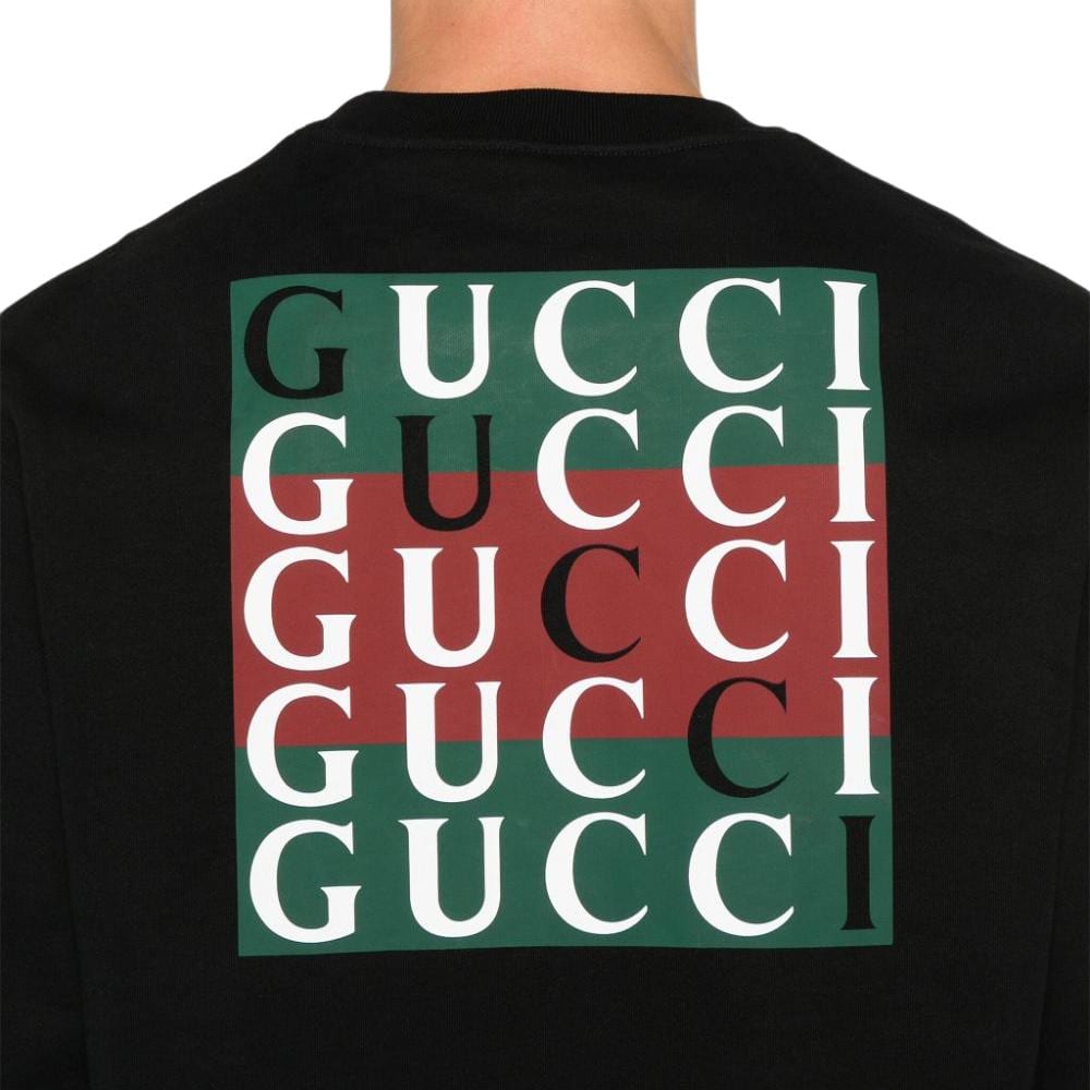 Gucci Logo Printed Crewneck Sweatshirt 784413-XJGP7-1152