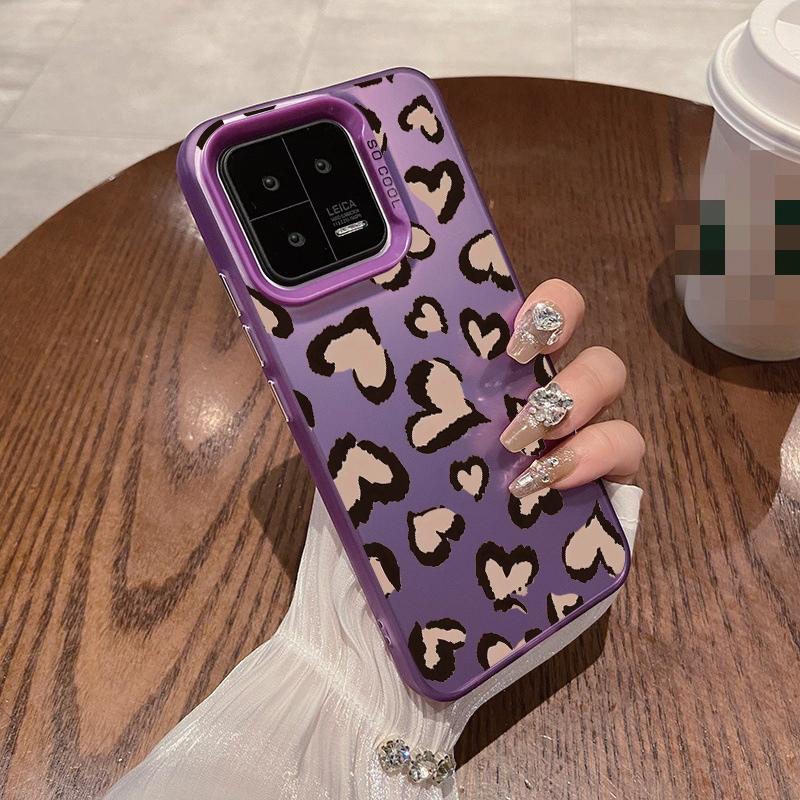 

Чехол Heart Leopard для iPhone 16 Samsung A55 A35 M35 S24 FE Xiaomi Redmi Note 13 Pro 14C Huawei Honor 200, противоударный бампер для телефона с защитой от царапин Samsung A12