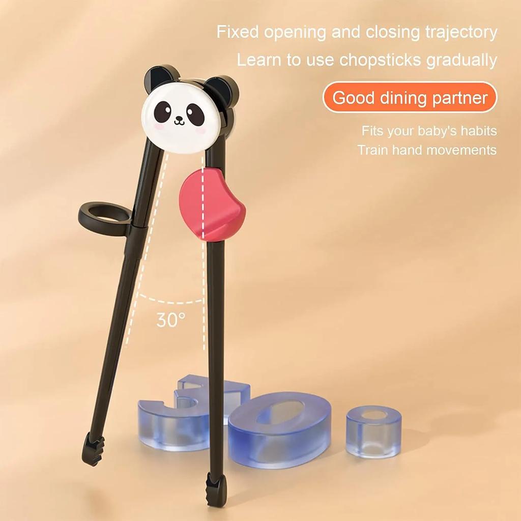 Cartoon Animal Chopsticks For Children Cute Bear Panda Elementary Learning Chopstick Baby Kids Training Tableware Food Sticks