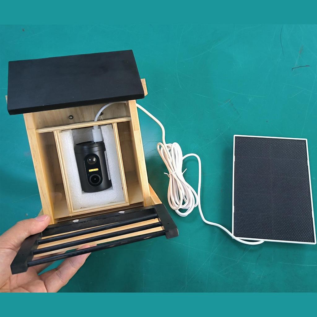 Solar-Powered WiFi Bird Feeder Camera with Motion-Activated Recording