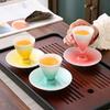 White Porcelain Kung Fu Tea Set - Mini Ceramic Cups for Zen Ceremony Home Decor & Personal Use Handmade Tea Drinking Accessories