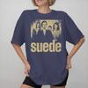 All Seasons Suede rock band  T Shirt For Unisex  Cotton Tee Shirt Short Sleeve Clothes
