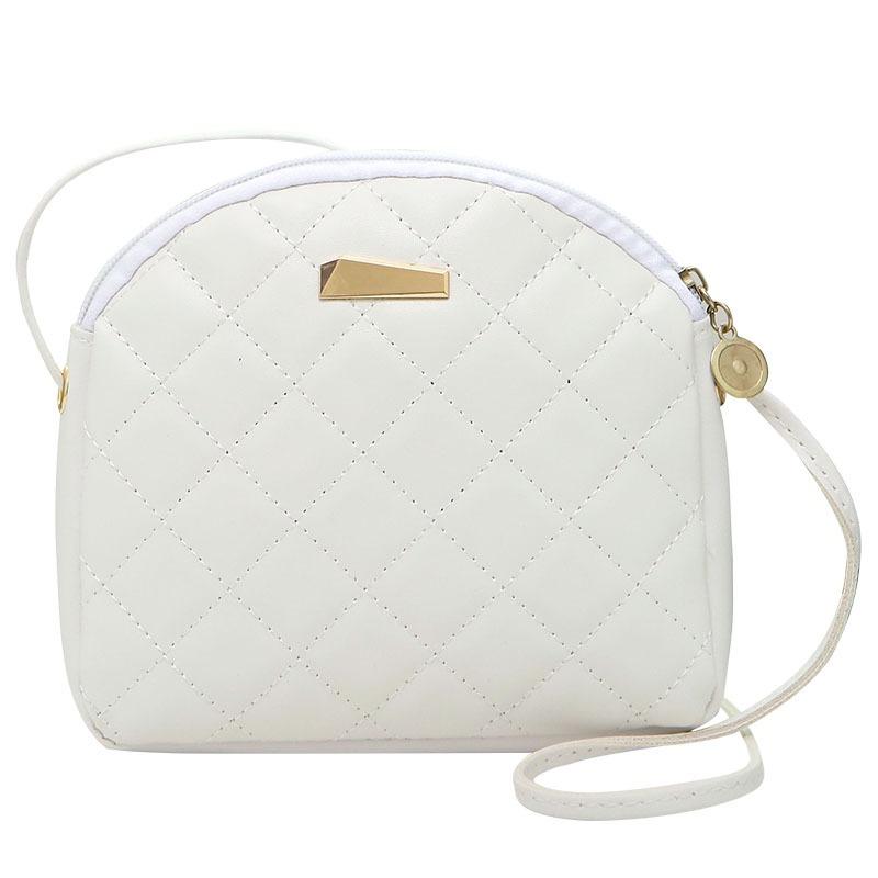 Embroidered Diamond One Shoulder Crossbody Women's Bag Trendy Fashion Saddle Bag One Piece