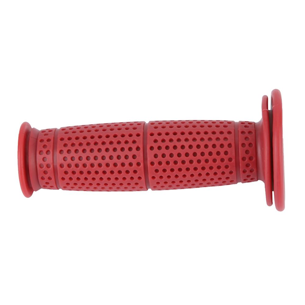 2 Stück 22mm TPU Motorrad Fahrrad Lenker Handgriffe Zubehör(rot)
