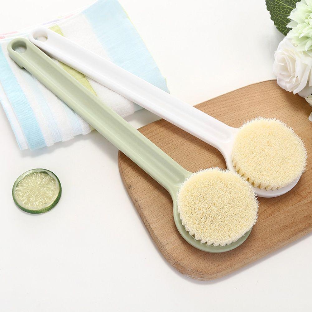 1PCS Long Handle Brush Shower Body Brush With Bristles , With  Long Handle For Skin Exfoliating Bathroom Shower Accessories