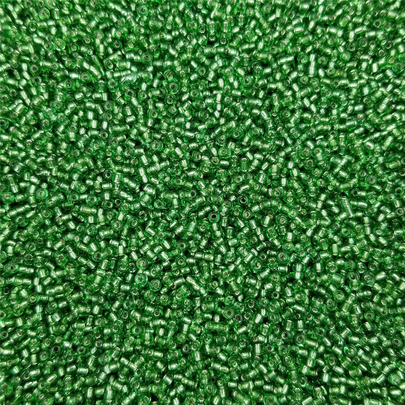 

DIY браслет ожерелье бусины-разделители стеклянные бусины 15 цветов свободные бусины для изготовления ювелирных изделий DIY ремесло 1000 шт./упак. зелёный