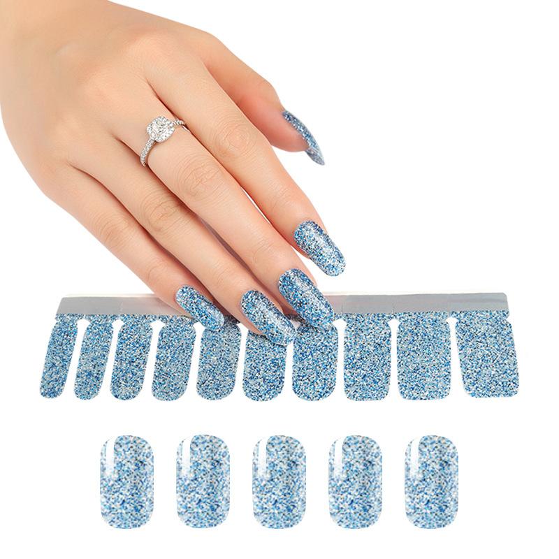 20 Nail Polish Film Full Stickers Korean UV Nail Stickers Waterproof Nail Stickers Nail Polish