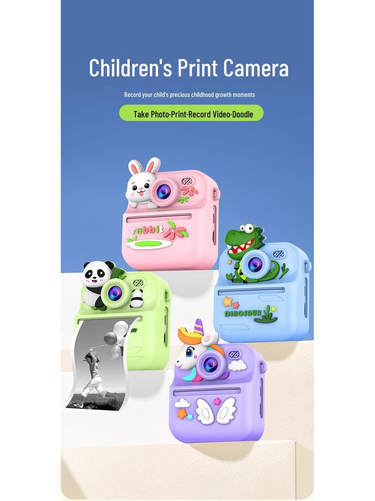 S1 Instant Print Dual Camera for Kids - High-Def Thermal Printing Party Toy