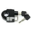Universal Helmet Lock Anti-theft Locker Locking Device Rustproof Motorcycle Supplies Fit 25mm Handlebar/Frame Tube