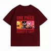Unisexs Clothing New 100 Cotton Breathable Summer Tshirt One Piece Luffy Doflamingo Print Casual Streetwear Unisexs Tops