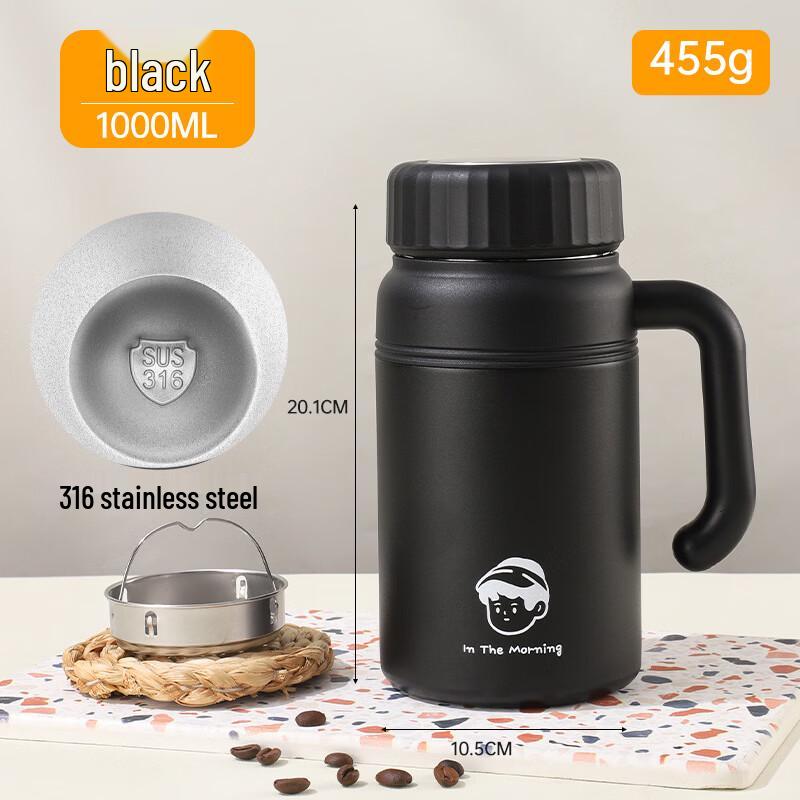 OLOEY Portable Stainless Steel Insulated Bottle