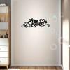 Flat Metal Heart Butterfly Wall Art Romantic Black Iron Love Design Calligraphy Letter Ornament for Valentine Wedding Home Decor