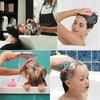 Silicone Shampoo Brush Head Scalp Massage Comb Clean The Scalp Thoroughly Body Massage Brush Bath Brush Salon Hairdressing Tool