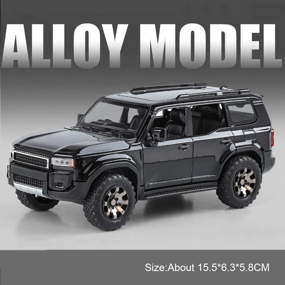 1:32 Scale Supra GT4 Prado Car Model Toy Doors Opened Sound Light Pull Back High Simulation Cars Models for Children's Toys
