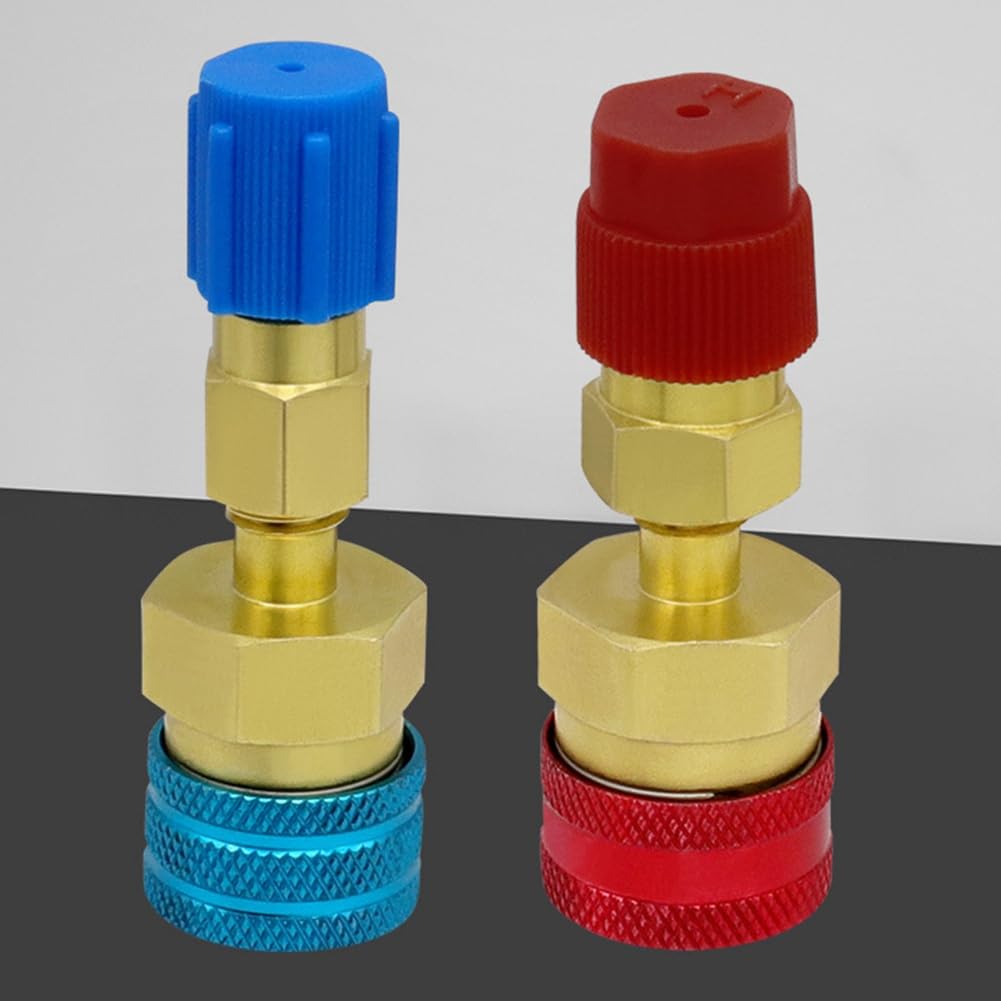 Azwamkue R1234 Adapter, R134a auf R1234 Schnellkupplung, R1234 Schnellkupplung, High-Low-Side-Umrüstsatz, R1234 Schnellkupplung