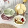 One Person Eats Three-Grid Plate, Special Ceramic Partition Plate For Fitness, Divided Plate, Adults Divide The Plate Quantitatively, High Value