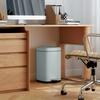 20L Modern Boxy Metal Home Kitchen Bin - Light Green
