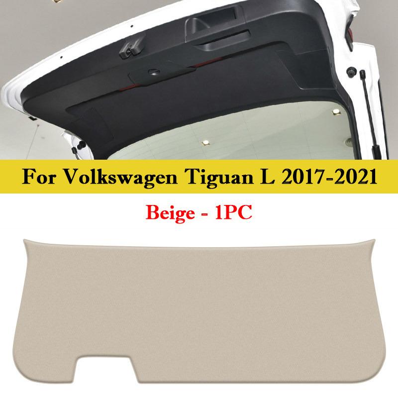 For Volkswagen VW Tiguan L PRO Allspace Car Trunk Door Anti Kick Pad Tailgate Protector Sticker Cargo Liner Interior Accessories