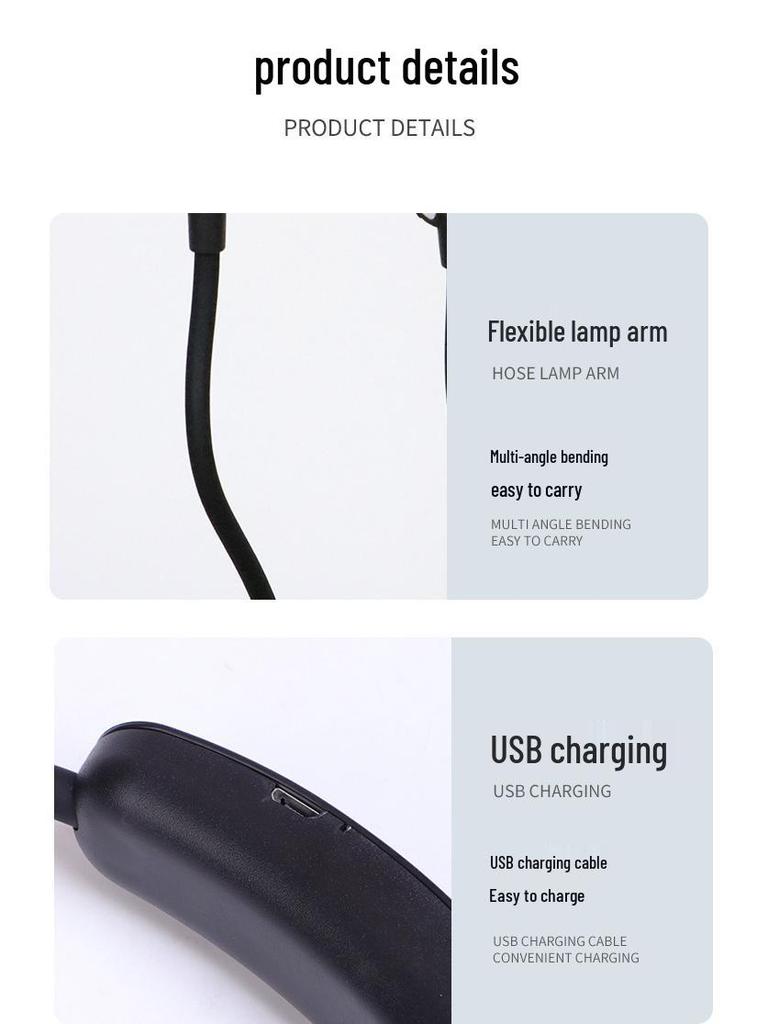 Multifunctional LED Neck Light for Reading and Running