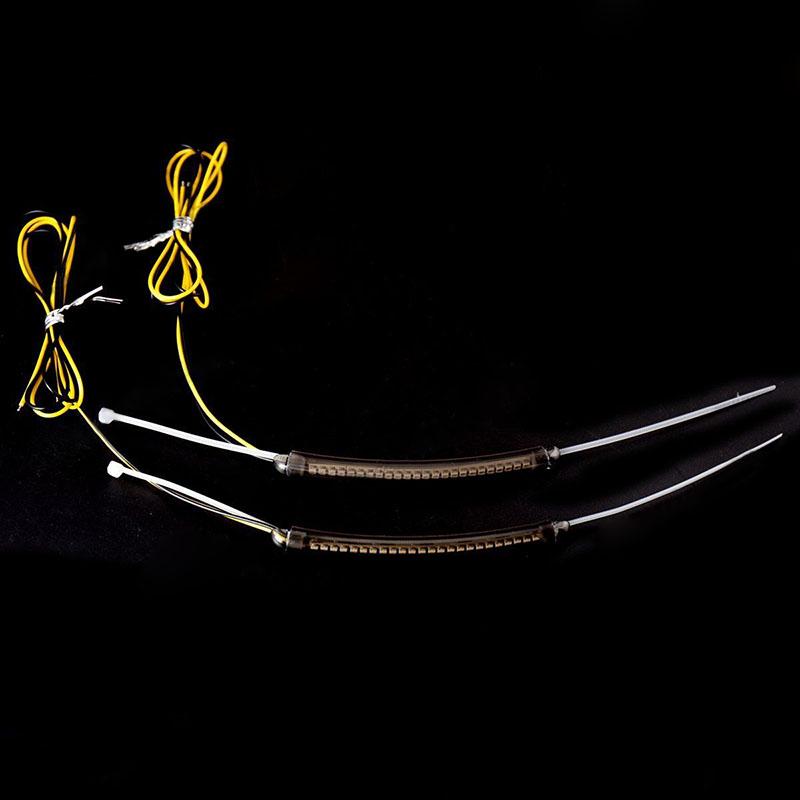 2pcs Motorcycle LED 39mm-41mm Fork Turn Signal Light Strip For Harley Victory