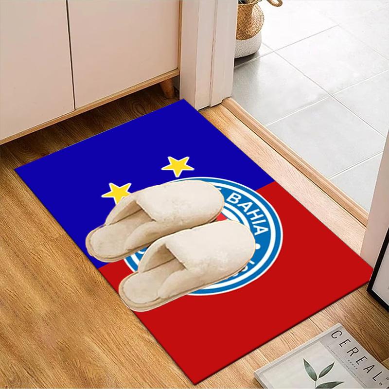 Ba-hia Sports Club Emblem Printed Office Carpet Chair Cushion  Entryway Rug, Rugs for Living Room, Bedroom Christmas gifts