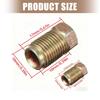 3/16 Brake Hose Adapter M10 Thread Accuracy Seal Automotive Brake Fitting Corrosion Resistant Strong Metal Design
