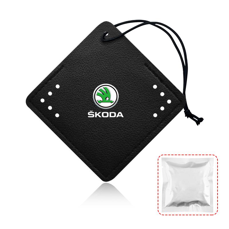 1Pcs Car Interior Pendant Aromatherapy Room Deodorant Sachet Car Accessories For Skoda Octavia Superb Rapid Kodiaq Karoq Fabia Kamiq Roomster Citigo