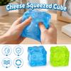 Super Soft Cheese Squeezed Cube Anxiety Relief Cheese Stress Ball Cheese Pinch  Home Decoration