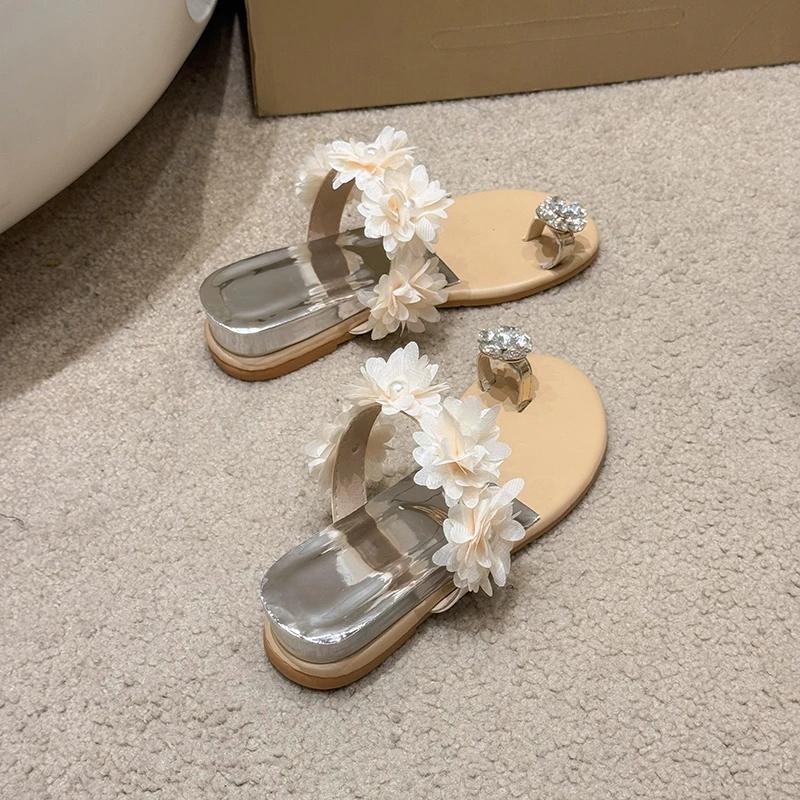 2024 Летние милые нескользящие сандалии с бантом — фото 4