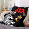 1pc Tom Jerry Flannel Throw Blanket Lightweight Soft Warm All Season Blanket for Sofa, Bed, Travel,L1028138
