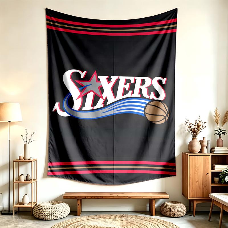 Philadelphia 76ers (14) Tapestry Suitable For Decorating Homes Dorms And Bedrooms Soft To The Touch And A Perfect Gift For Friends And Family