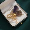 Elegant And Luxurious Sweater Clip, Scarf Clip, Fixed Brooch
