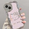 Hello Kitty Bracelet Is Suitable for Apple 15 Mobile Phone Case Iphone14promax Electroplated Silver 13/12 Silicone Anti-drop 8.