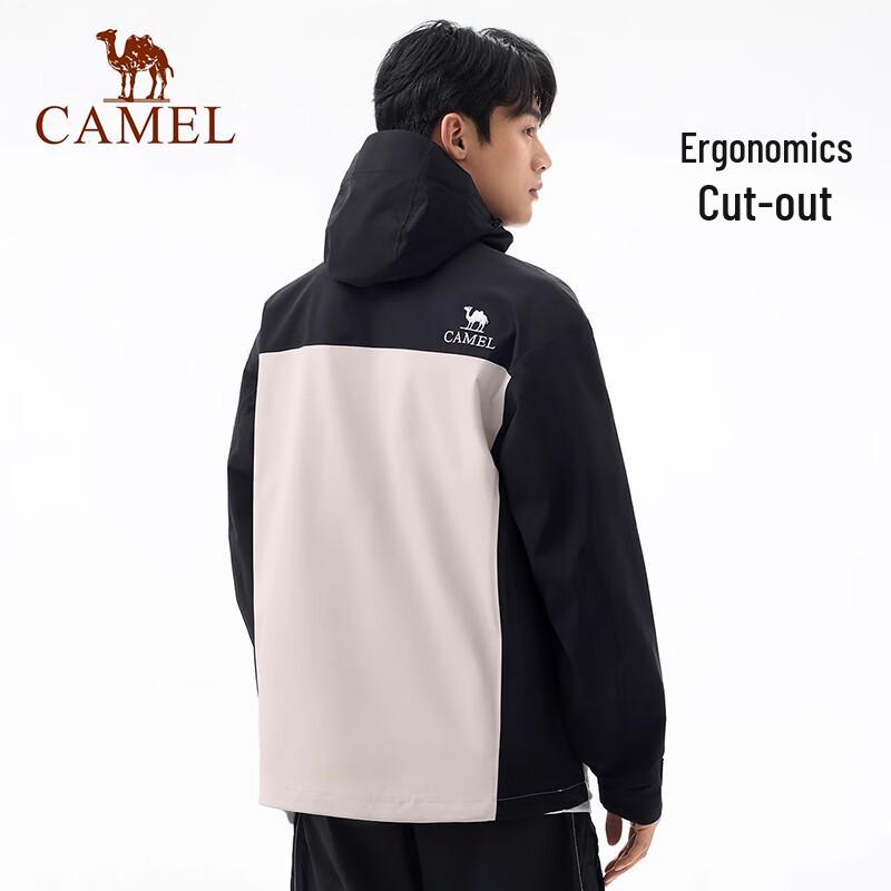Camel Men's Bamboo Shadow Windproof Waterproof Outdoor Hiking Jacket