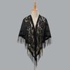 New Lace Women Scarf Shawls Fringe Solid  Muslim Hijab Party Shawl