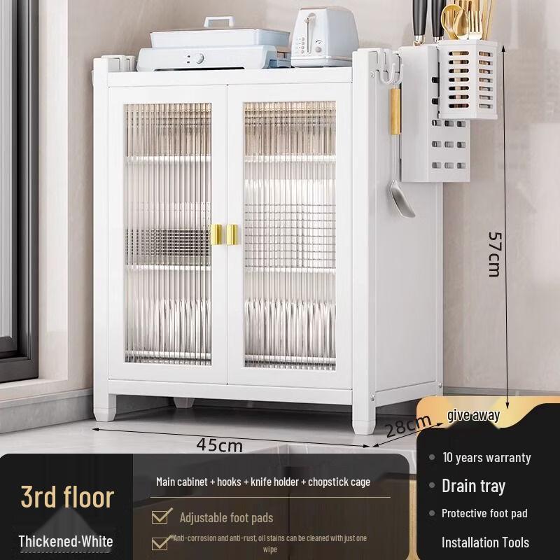 Handun 3-Tier Carbon Steel Kitchen Dish Drainer