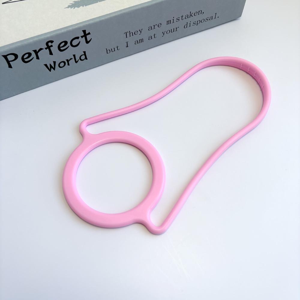 Silicone Cup Strap with Handle for Travel and Beverage Cups