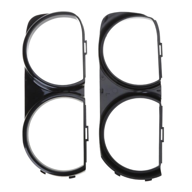 Upgraded Headlights Frame Replacement Front Lamp Headlight Bezel Set Easy Installation Suitable for -Challenger