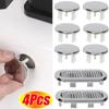 1/4PCS Plastic Bathroom Kitchen Basin Sink Overflow Cover Ring Insert Replacement Chrome Hole Round Drain Caps Basin Accessories