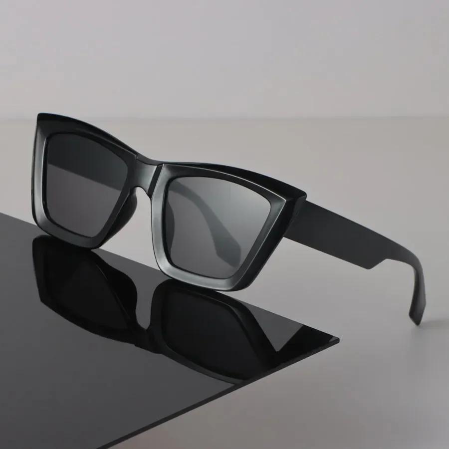 Klassische Sonnenbrille Damen Herren Marke Spiegel Damen Herren Vintage Bonbonfarben Cat-Eye Sonnenbrille Designer