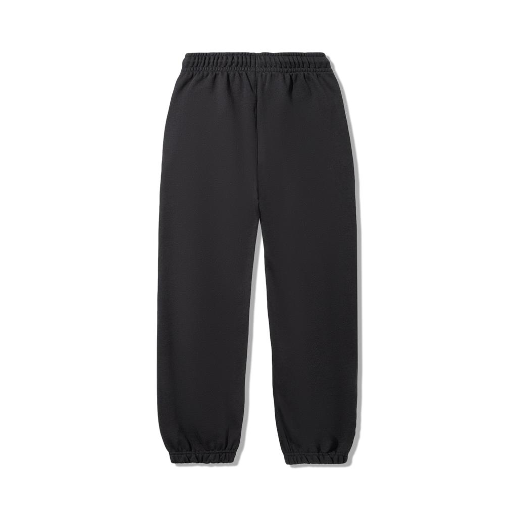 Li Ning Trendy Sports Series Solid Color Mid Waist Drawstring Comfortable Breathable Cuffed Knitted Sports Pants Men Pants Black AKLV673-1