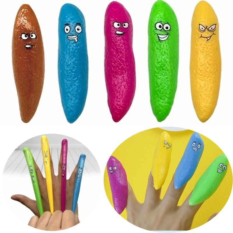 Urkomischer Streich Finger Kacka Spielzeug Tpr Material 3g 2*5.5cm Crazy Wave Marke
